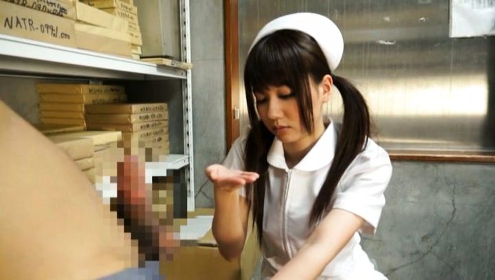 Awesome Yurika Miyaji Japanese teen is a wild nurse with hand work - 2
