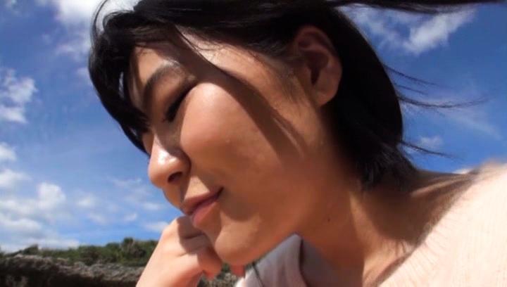 Super Hot Porn Awesome Kazari Hanasaki nice Asian teen has sex on the beach Relax
