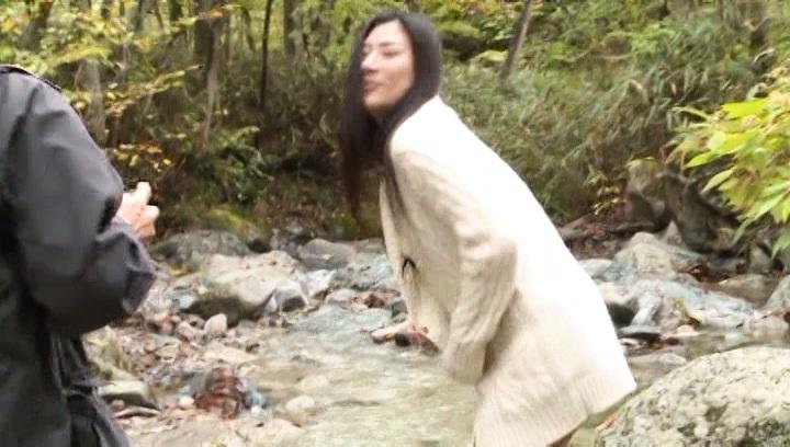 Awesome Hot Asian milf gets fucked hard while off on a camping trip - 1