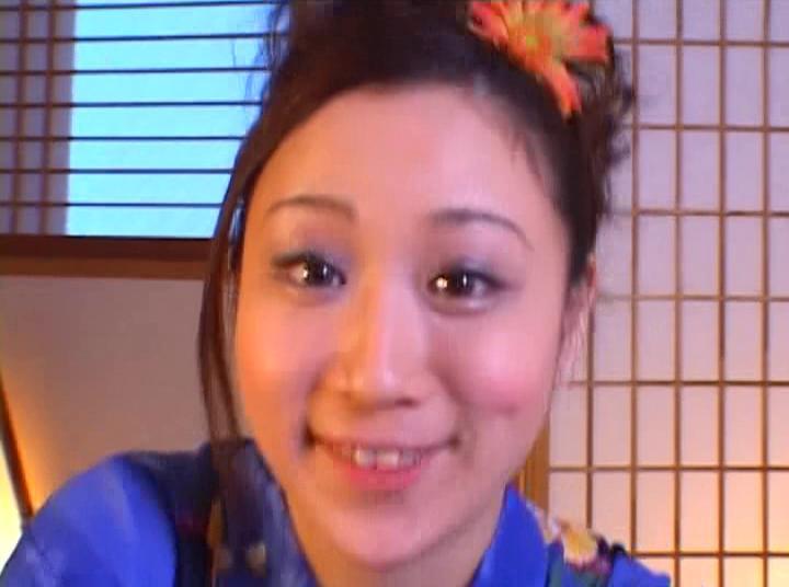 Doujin-Moe Awesome Shizuku Morino naughty Asian milf in kimono gets facial Bibi Jones
