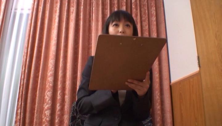 Awesome Nana Nanami hot Asian office lady gives amazing blowjob - 1