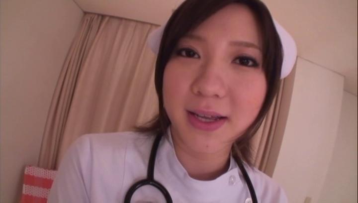 Awesome Hot Japanese AV Model sexy nurse gets cum on her big tits - 2
