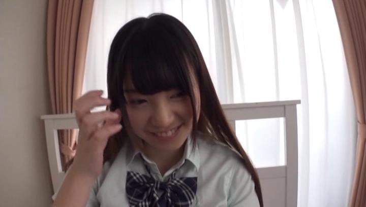 Awesome Japanese schoolgirl Amano Miyuu kearns to deal with a cock - 1