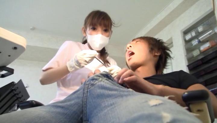 PerezHilton Awesome Charming Tokyo dentist bounces on her patient's dong FapVid