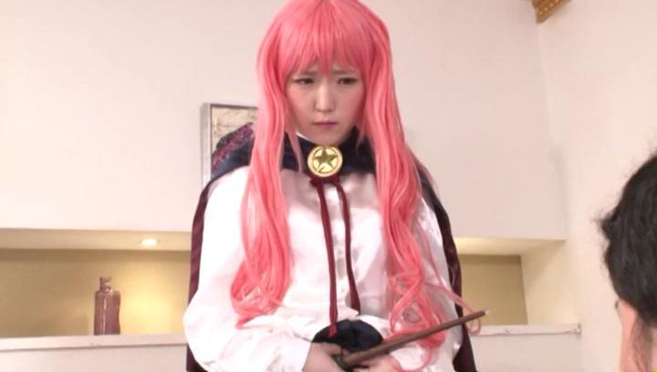 XoGoGo Awesome Pink-haired Japanese AV girl Sakura Kizuna gets pussy pleasured HomeVoyeurVideo