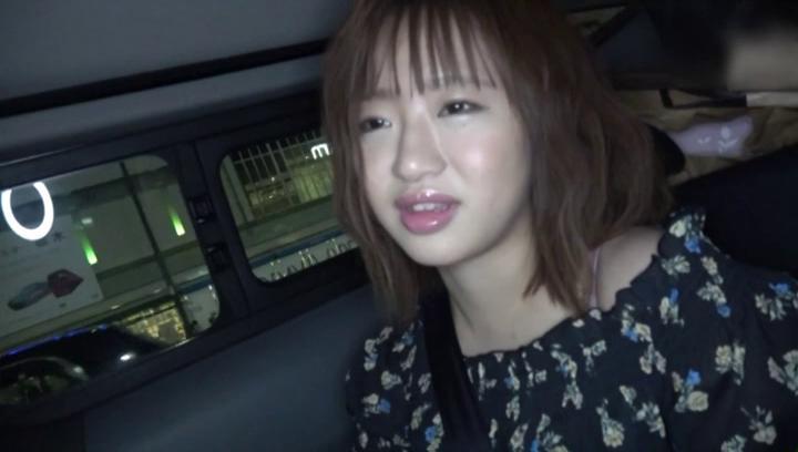 Awesome Asian AV model gets gangbanged by a group of lewd guys - 1