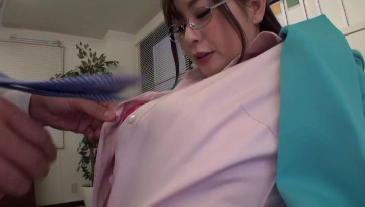 Huge Cock Awesome Aoi Yurika gets intimate at the office with a colleague Deepthroat