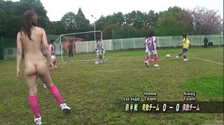 Sharing Subtitled ENF CMNF Japanese nudist soccer penalty game HD Fitness