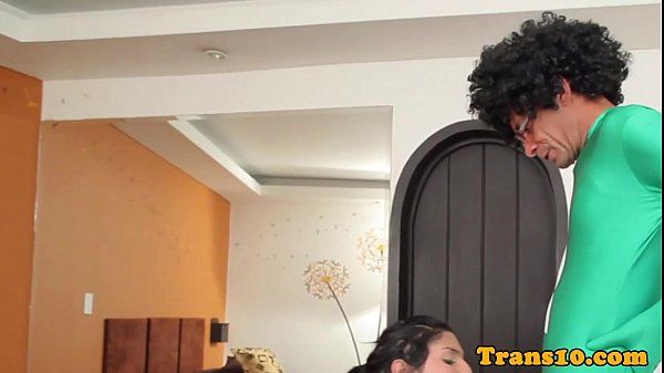 Petite latina transsexual fucked doggystyle - 2