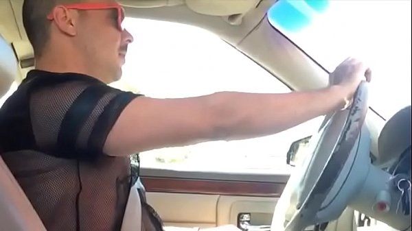 Man caught jerking off in the car - 2