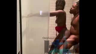 sexalarab slim thick chocolate hottie gets fucked by her brother in the shower [deja babe VS. Handsomedevan] Perfect