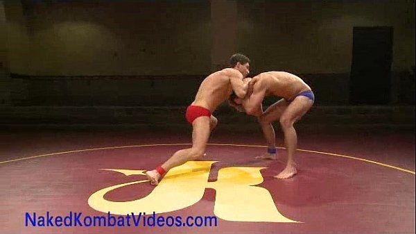 Oiled muscled men wrestling and fucking - 2