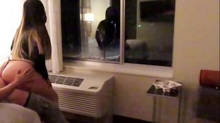 Porn Pussy Having fun wearing a see through short dress in hotel public areas Glamour Porn